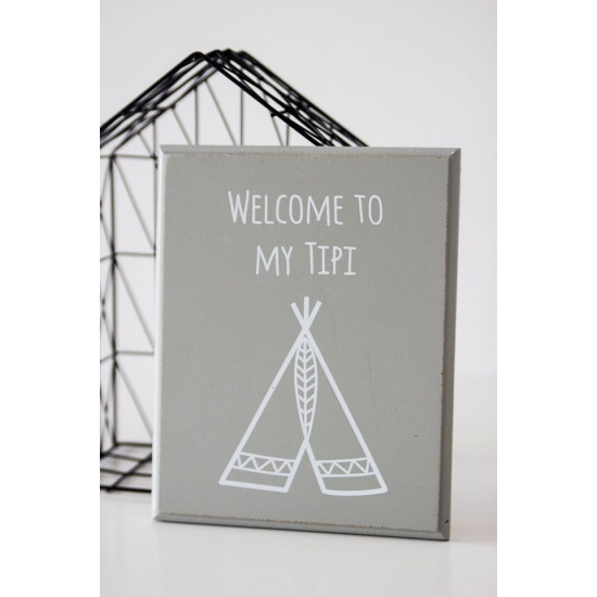 Obrazek, Welcome to My Tipi, Skandynawski Styl